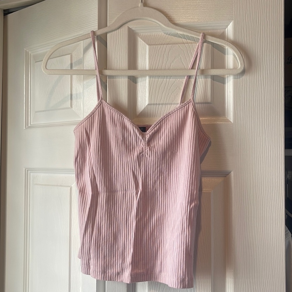 topshop ribbed cami